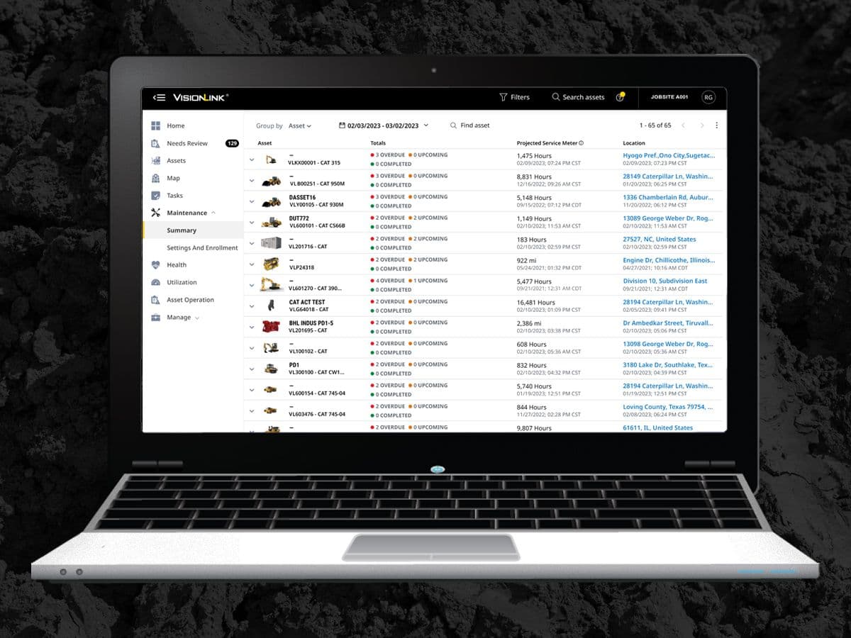 VisionLink™ - Streamline Fleet Maintenance